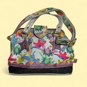 Irregular Choice Doctor Dino Multicolor Star Shoulder Bag